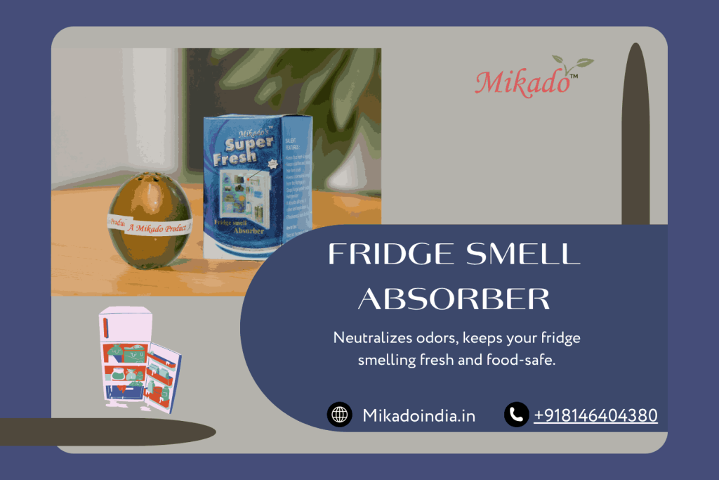 Fridge smell absorber